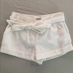 Cute express white dress shorts